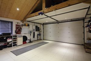 garages - inside of a new garage